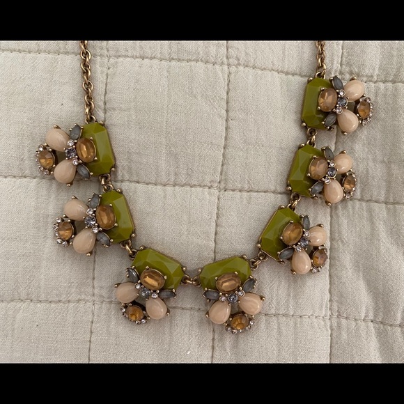 J Crew Statement Stone Necklace - Picture 2 of 4